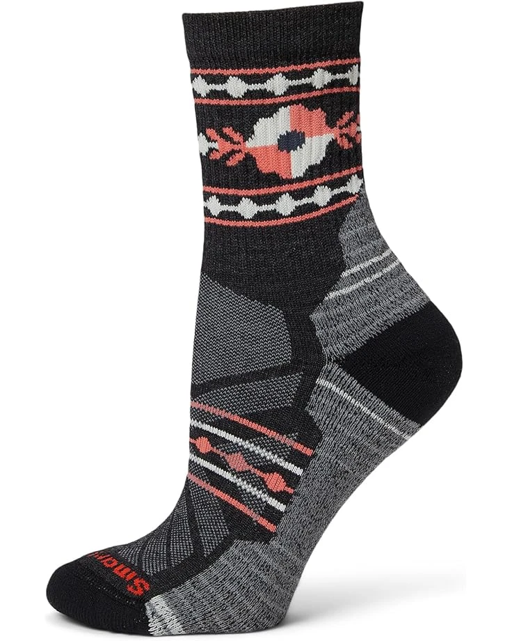 Smartwool Hike Light Cushion Retro Floral Mid Crew Socks 1 Smartwool Hike Light Cushion Retro Floral Mid Crew Socks