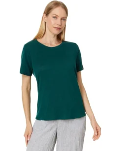 Eileen Fisher Crew Neck Short Sleeve Tee | Shirts & Tops