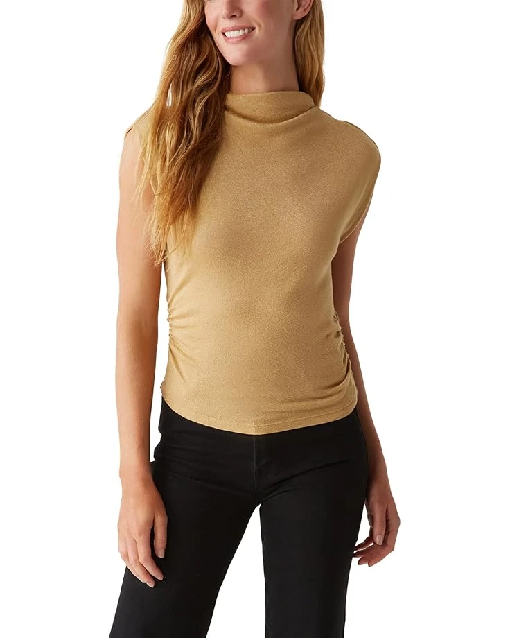 Michael Stars Reese Mock Neck Power Shoulder Top | Shirts & Tops 1 Michael Stars Reese Mock Neck Power Shoulder Top | Shirts & Tops