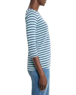 NIC+ZOE 3/4 Sleeve Stripe Boat Tee | Shirts & Tops -Shoes For Every Day 71Kl4ch65AL. AC SR736920