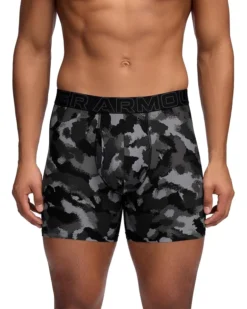 Under Armour Performance Tech Print 6" Boxer Briefs | Underwear