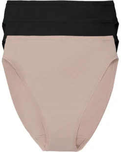 Natori Bliss Bare Cotton High Cut Brief 3-Pack | Underwear & Intimates