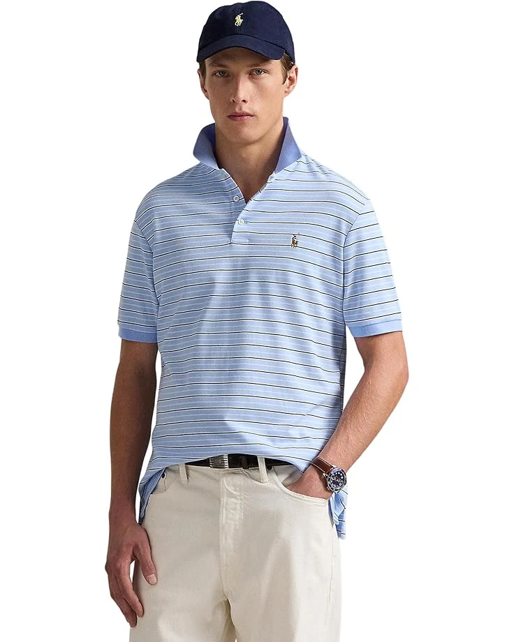Polo Ralph Lauren Classic Fit Striped Soft Cotton Polo | Shirts & Tops 1 Polo Ralph Lauren Classic Fit Striped Soft Cotton Polo | Shirts & Tops