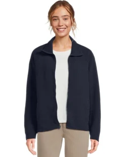 L.L.Bean Lakewashed Double-Knit Full-Zip | Sweaters