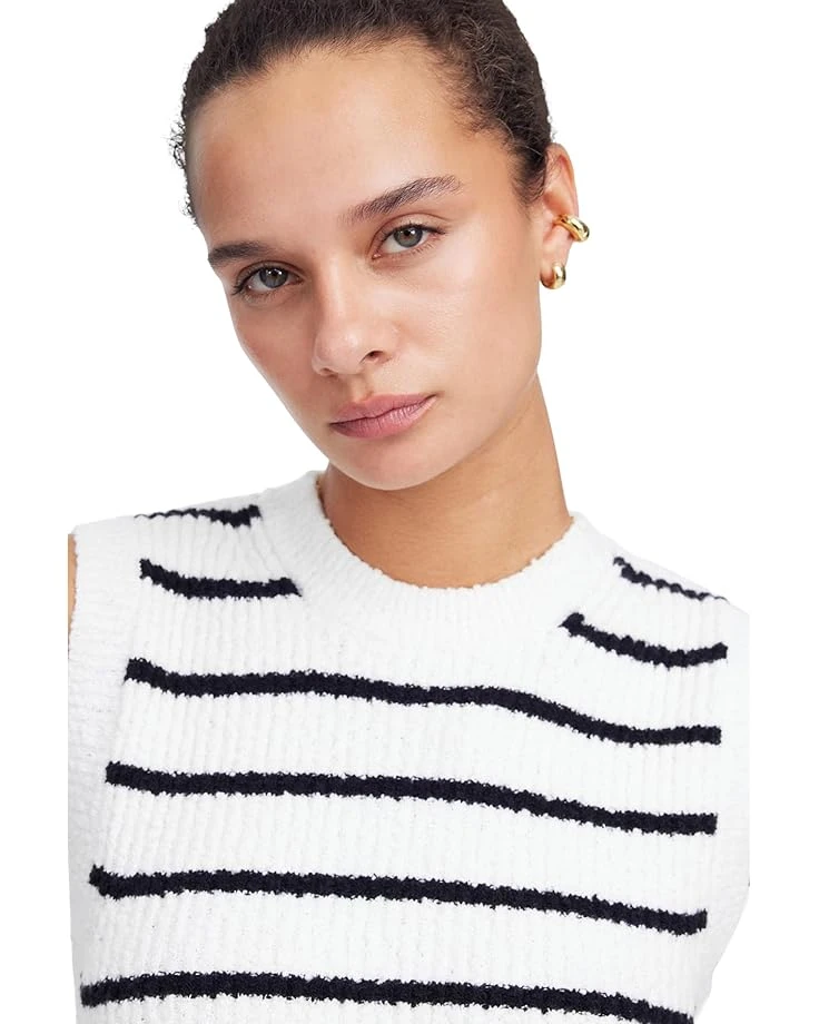 Madewell Stripe Seneca Cotton Boucle Tank | Sweaters 4 Madewell Stripe Seneca Cotton Boucle Tank | Sweaters - Image 4