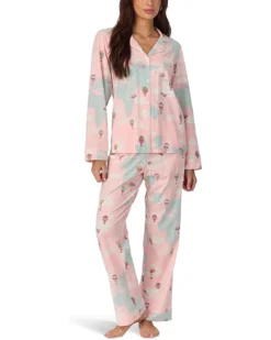 Bedhead PJs Long Sleeve Cotton Knit Classic Pajama Set | Sleepwear
