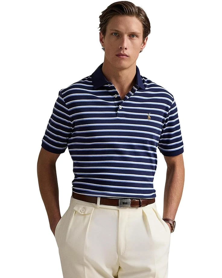 Polo Ralph Lauren Classic Fit Striped Soft Cotton Polo | Shirts & Tops 5 Polo Ralph Lauren Classic Fit Striped Soft Cotton Polo | Shirts & Tops - Image 5