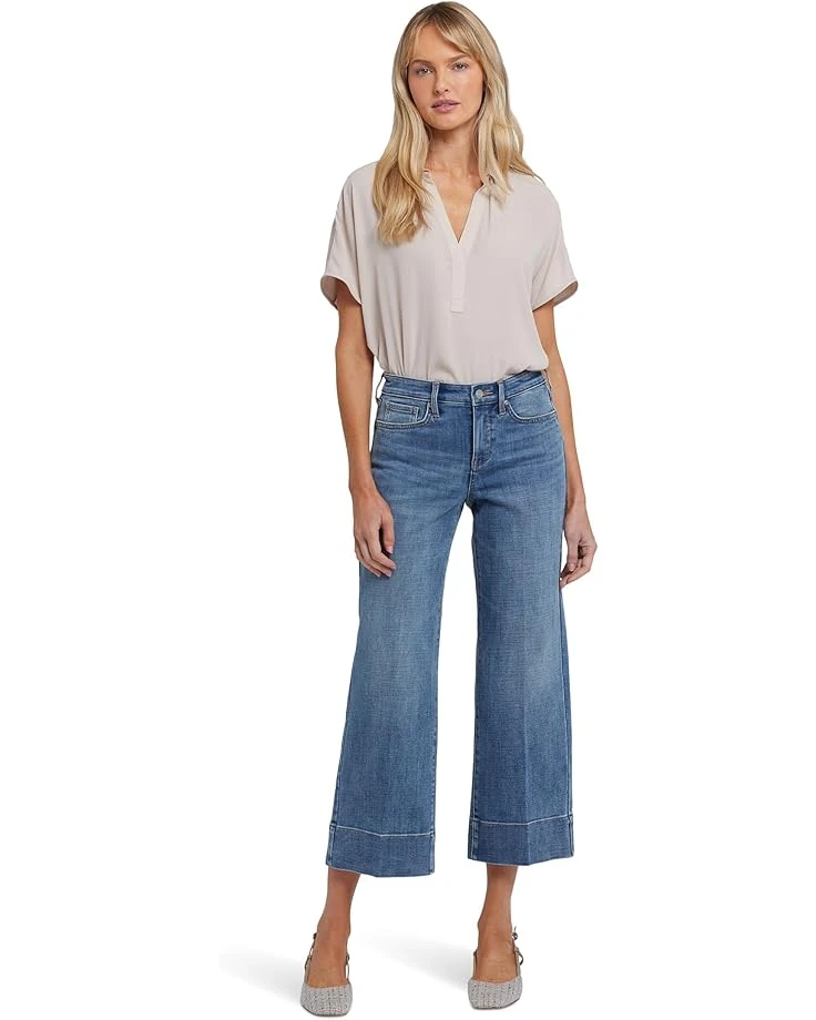 NYDJ Petite Teresa Wide Leg Ankle Jeans in Majorca Bay 1 NYDJ Petite Teresa Wide Leg Ankle Jeans in Majorca Bay