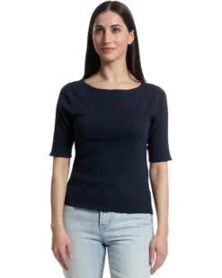 Lilla P Elbow Sleeve Boatneck | Shirts & Tops