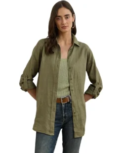 Lauren Ralph Lauren Relaxed Fit Linen Shirt | Shirts & Tops -Shoes For Every Day 71Pc7hUix5L. AC SR736920