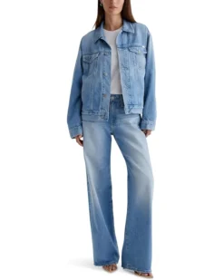 AG Jeans Ramie Oversized Trucker Jacket | Coats & Outerwear -Shoes For Every Day 71Qv8OwsK5L. AC SR736920