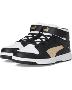 PUMA Kids Rebound Layup Mid Hook And Loop (Little Kid) | Sneakers & Athletic Shoes -Shoes For Every Day 71R0Q3U8LkL. AC SR736920