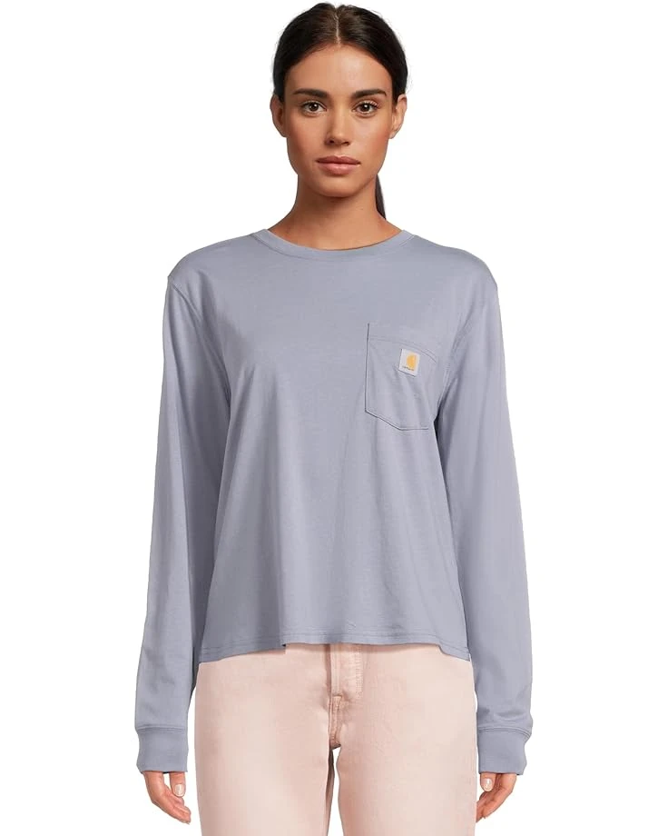 Carhartt TENCEL™ Fiber Series Loose Fit Long-Sleeve Pocket T-Shirt | Shirts & Tops 1 Carhartt TENCEL™ Fiber Series Loose Fit Long-Sleeve Pocket T-Shirt | Shirts & Tops