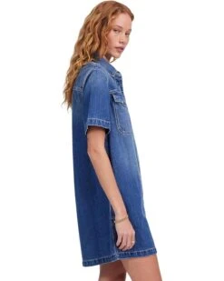 Madewell Boxy Short Sleeve Shirt Dress in Demarco Wash | Dresses -Shoes For Every Day 71SuRTsmP4L. AC SR736920