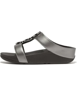 FitFlop Halo Bead-Circle Metallic H-Bar Slides | Sandals -Shoes For Every Day 71SwWruBvHL. AC SR736920