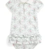 Polo Ralph Lauren Kids Floral Cotton Polo Dress & Bloomer (Infant) | Dresses