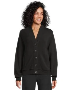 Varley Celeste Button Through Sweat | Sweaters