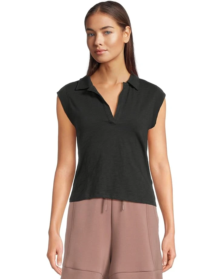 Lilla P Cap Sleeve Polo | Shirts & Tops 1 Lilla P Cap Sleeve Polo | Shirts & Tops