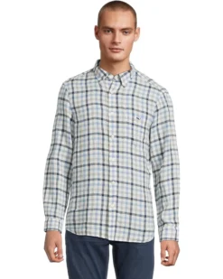 Vineyard Vines Tattersall Linen Shirt | Shirts & Tops