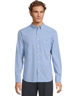 Vineyard Vines Topsail Gingham Featherweight Performance Shirt | Shirts & Tops