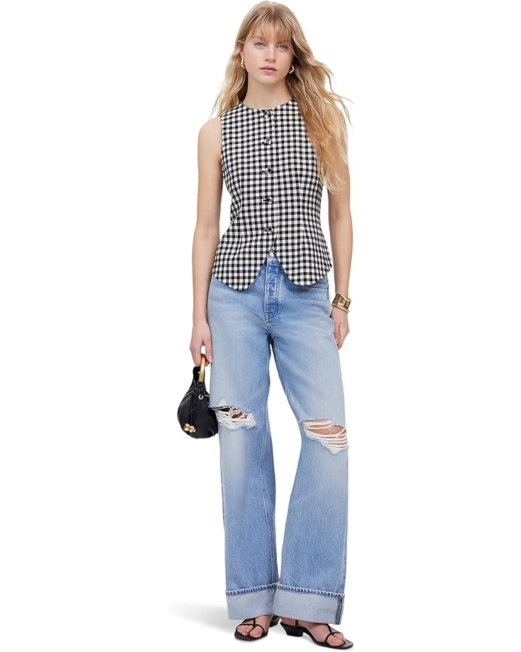 Madewell Bayley Vest - Gingham Suiting | Coats & Outerwear 5 Madewell Bayley Vest - Gingham Suiting | Coats & Outerwear - Image 5