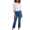 NYDJ Marilyn Straight Ankle Jeans in Dali River