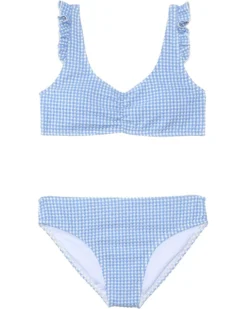 Roxy Kids Check Me Out Bikini Set (Big Kid) | Swimwear