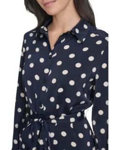 Calvin Klein Satin Polka Dot Shirt Dress | Dresses -Shoes For Every Day 71aYVVsZyEL. AC SR736920
