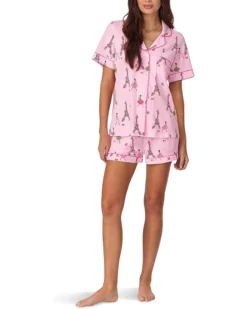 Bedhead PJs Short Sleeve Cotton Knit Boxer Pajama Set | Sleepwear -Shoes For Every Day 71adBPbR2DL. AC SR736920