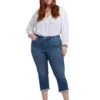 NYDJ Plus Size Chloe Capris | Jeans