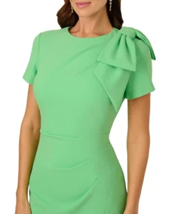 Adrianna Papell Pleated Bow Midi Dress | Dresses -Shoes For Every Day 71cObYMrT5L. AC SR736920