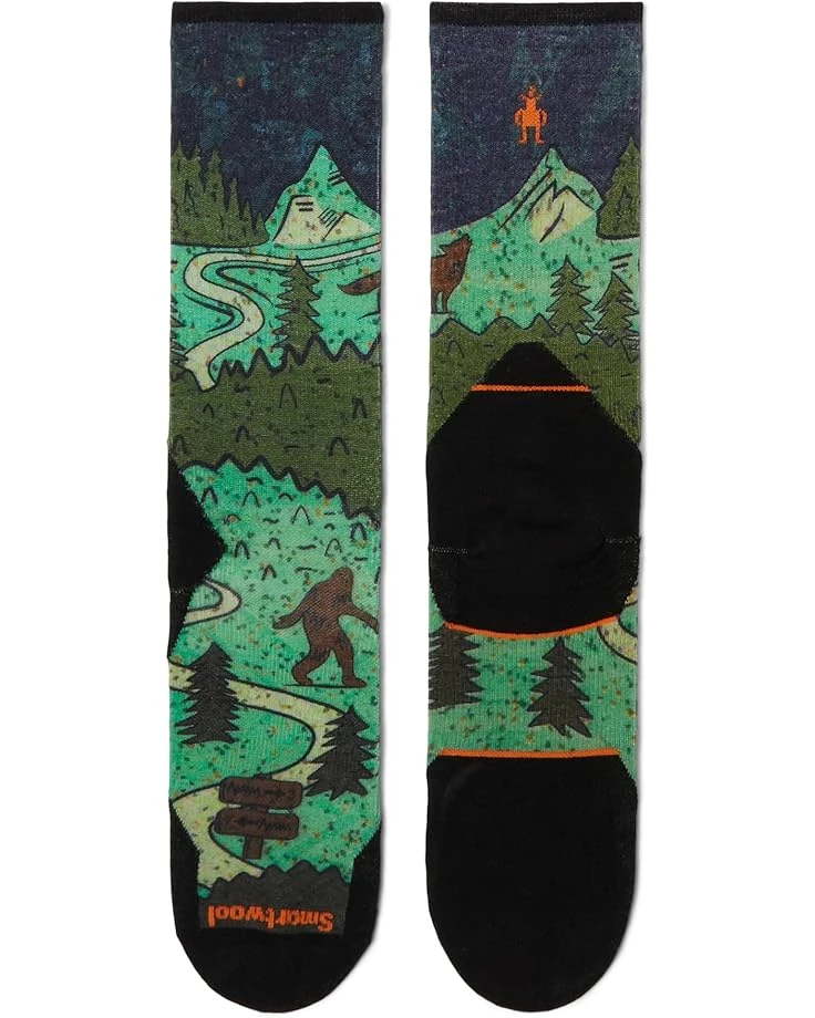 Smartwool Trail Run Targeted Cushion Neature Print Crew Socks 2 Smartwool Trail Run Targeted Cushion Neature Print Crew Socks - Image 2
