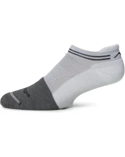 Darn Tough Vermont Steely No Show Tab Lightweight with Cushion w/ Full Cushion Toe Box | Socks