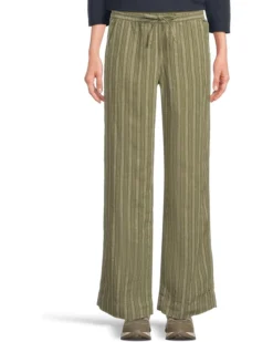L.L.Bean Premium Linen Breezy Striped Pull-On Pants -Shoes For Every Day 71fi70fftnL. AC SR736920