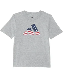 adidas Kids Usa Flag Logo Tee (Toddler/Little Kids) | Shirts & Tops