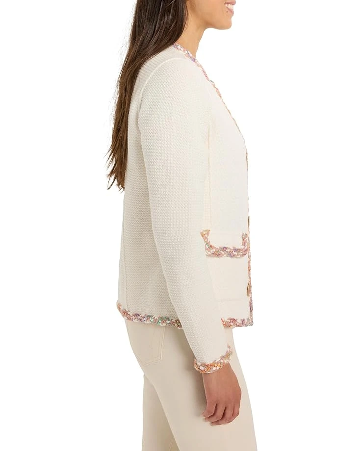 NIC+ZOE Mix Trim Knit Jacket | Coats & Outerwear 2 NIC+ZOE Mix Trim Knit Jacket | Coats & Outerwear - Image 2