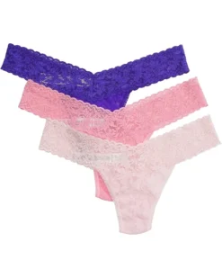 Hanky Panky Signature Lace Low Rise Thong 3-Pack | Underwear & Intimates