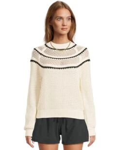 Varley Padbury Pointelle Knit Sweater | Sweaters