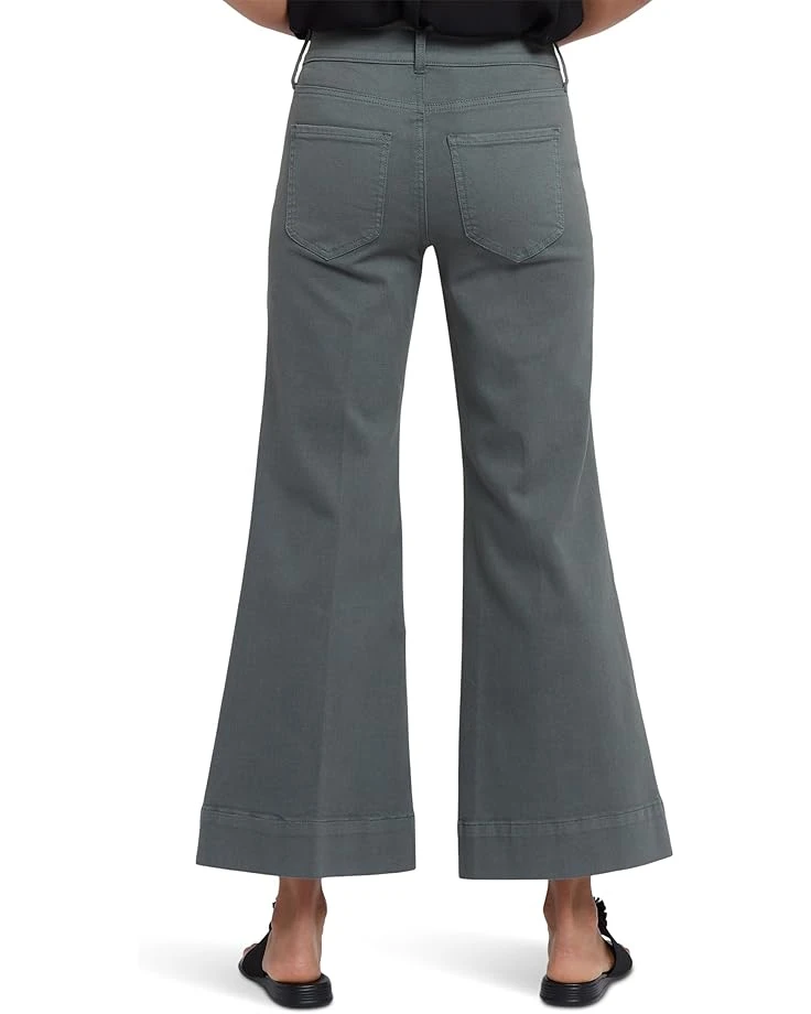 NYDJ Mia Palazzo Two Button Ankle Jeans in Sage Leaf 2 NYDJ Mia Palazzo Two Button Ankle Jeans in Sage Leaf - Image 2