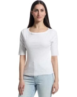 Lilla P Elbow Sleeve Boatneck | Shirts & Tops -Shoes For Every Day 71n4rD8hipL. AC SR736920