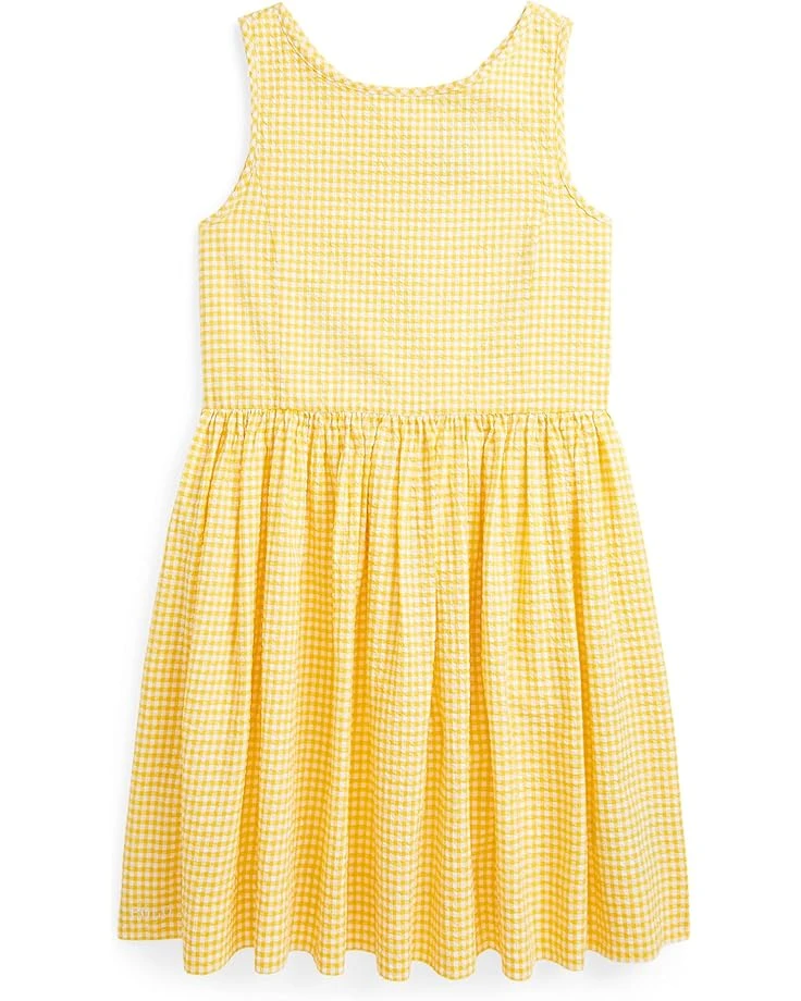 Polo Ralph Lauren Kids Gingham Cotton Seersucker Dress (Big Kid) | Dresses 1 Polo Ralph Lauren Kids Gingham Cotton Seersucker Dress (Big Kid) | Dresses