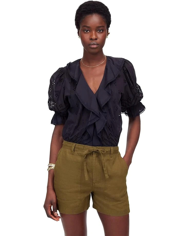 Madewell Utility E Back Shorts - 100% Linen 1 Madewell Utility E Back Shorts - 100% Linen