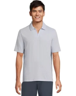 Johnston & Murphy Basket Weave V-Neck Polo | Shirts & Tops