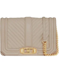 Rebecca Minkoff Chevron Quilted Small Love Crossbody | Handbags