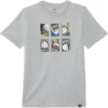 adidas Kids Baseball Card Heather Tee (Big Kids) | Shirts & Tops