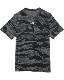 adidas Kids AOP Tiger Camo Tee (Big Kids) | Shirts & Tops