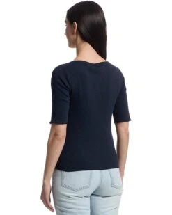 Lilla P Elbow Sleeve Boatneck | Shirts & Tops -Shoes For Every Day 71s4sFFaPVL. AC SR736920