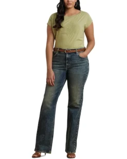 Lauren Ralph Lauren Plus Size Grieta Short Sleeve T-Shirt | Shirts & Tops 6 Lauren Ralph Lauren Plus Size Grieta Short Sleeve T-Shirt | Shirts & Tops -Shoes For Every Day 71sGllF1CPL. AC SR736920