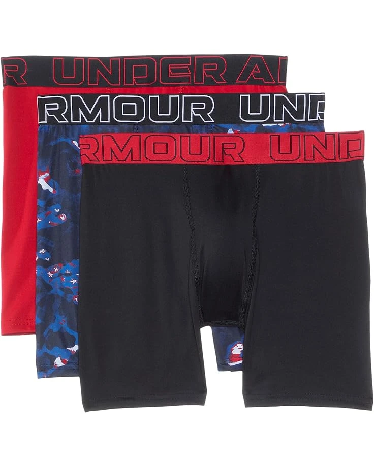 Under Armour Kids Performance Tech Prints 3-Pack Boxer Briefs (Big Kids) | Underwear 3 Under Armour Kids Performance Tech Prints 3-Pack Boxer Briefs (Big Kids) | Underwear - Image 3