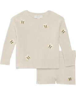 Barefoot Dreams Kids Cozychic Ultra Lite® Toddler Bee Set(Toddler) | Shorts